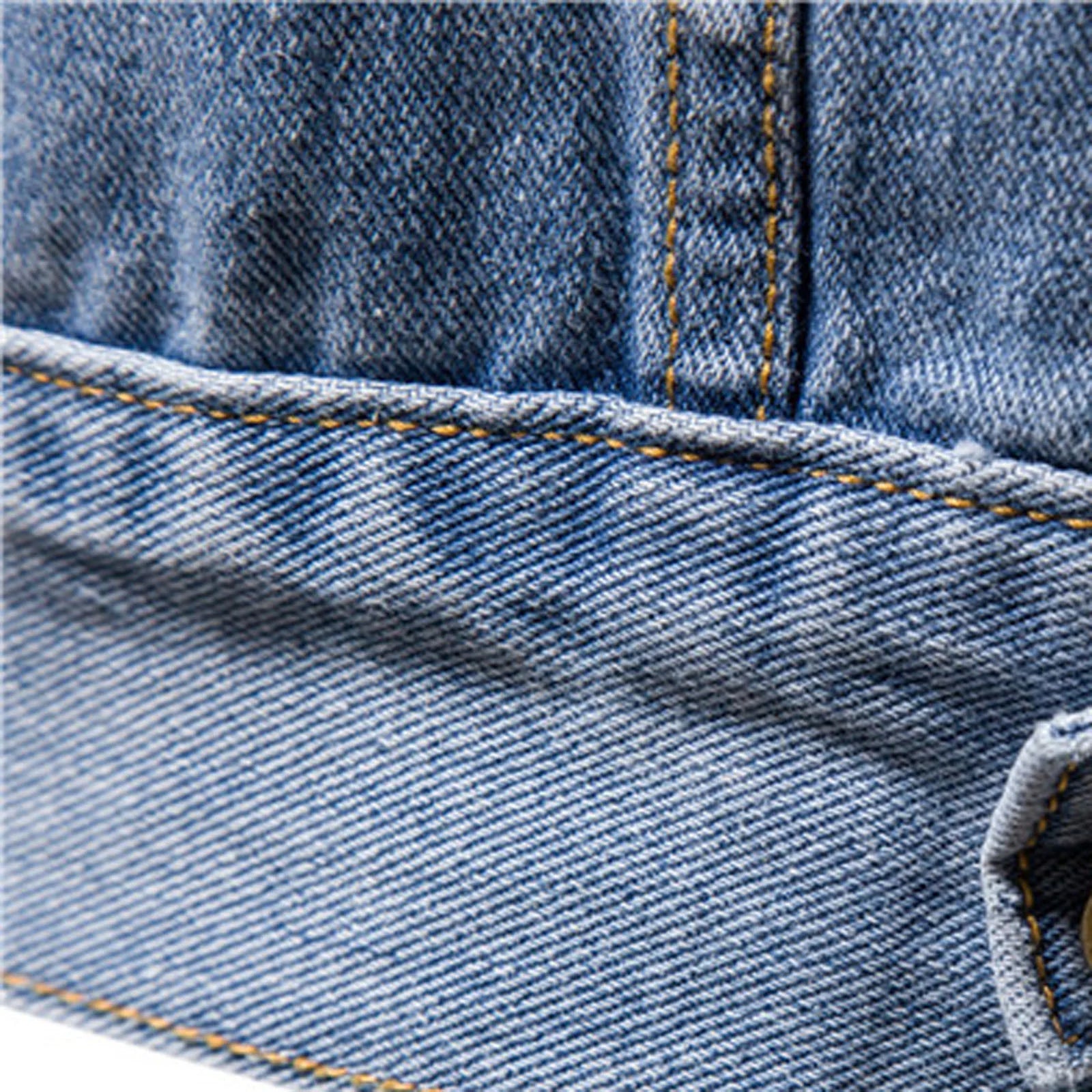 Men's Oversized Denim Jacket – Lightweight Button-Down Jean Coat for Big & Tall Sizes